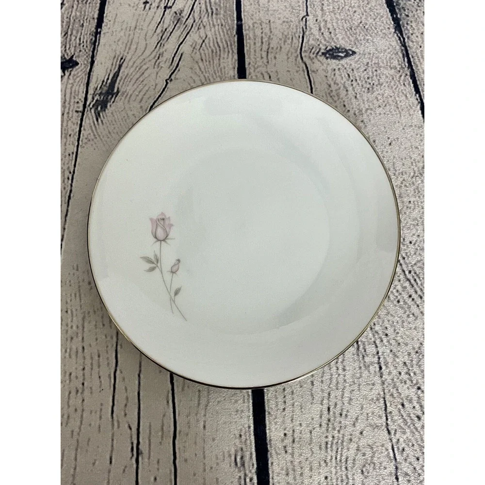 Noritake Pasadena Rose 6311 Bread Plates 6  1/4